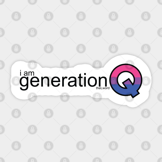 Generation Q Bi Sticker by Sepheria